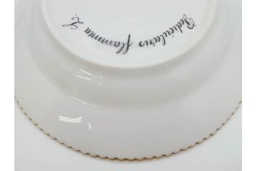 デンマーク　ROYAL COPENHAGEN(ロイヤルコペンハーゲン)　フローラダニカ　371　食卓が華やぐ優雅なオーバルプレート(金彩、フラワー、ディッシュ、中皿、洋食器、北欧)(R-079048)