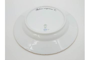 デンマーク　ROYAL COPENHAGEN(ロイヤルコペンハーゲン)　フローラダニカ　624　細部まで丁寧に色付された可愛らしいプレート(金彩、フラワー、ディッシュ、大皿、洋食器、北欧)(R-079049)