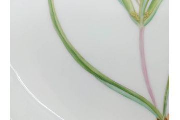 デンマーク　ROYAL COPENHAGEN(ロイヤルコペンハーゲン)　フローラダニカ　20/3549　食卓を鮮やかに彩るプレート(金彩、フラワー、ディッシュ、大皿、洋食器、北欧)(R-079050)