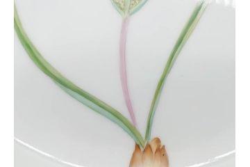 デンマーク　ROYAL COPENHAGEN(ロイヤルコペンハーゲン)　フローラダニカ　20/3549　食卓を鮮やかに彩るプレート(金彩、フラワー、ディッシュ、大皿、洋食器、北欧)(R-079050)