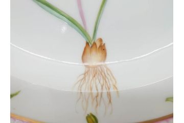 デンマーク　ROYAL COPENHAGEN(ロイヤルコペンハーゲン)　フローラダニカ　20/3549　食卓を鮮やかに彩るプレート(金彩、フラワー、ディッシュ、大皿、洋食器、北欧)(R-079050)