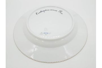 デンマーク　ROYAL COPENHAGEN(ロイヤルコペンハーゲン)　フローラダニカ　20/3549　食卓を鮮やかに彩るプレート(金彩、フラワー、ディッシュ、大皿、洋食器、北欧)(R-079050)