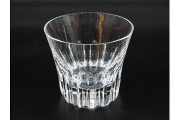 フランス　Baccarat　バカラ　エトナ(2011年・日本限定)　ARABESQUE SMALL BOWL(アラベスク スモール ボウル)　繊細なカッティングが煌めくタンブラー&ボウル(フルレッドクリスタルガラス、ロックグラス、コップ、グラス、小鉢、共箱付き)(R-079054)
