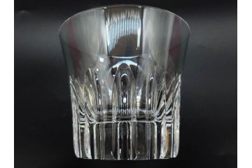 フランス　Baccarat　バカラ　エトナ(2011年・日本限定)　ARABESQUE SMALL BOWL(アラベスク スモール ボウル)　繊細なカッティングが煌めくタンブラー&ボウル(フルレッドクリスタルガラス、ロックグラス、コップ、グラス、小鉢、共箱付き)(R-079054)
