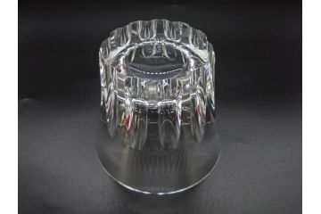 フランス　Baccarat　バカラ　エトナ(2011年・日本限定)　ARABESQUE SMALL BOWL(アラベスク スモール ボウル)　繊細なカッティングが煌めくタンブラー&ボウル(フルレッドクリスタルガラス、ロックグラス、コップ、グラス、小鉢、共箱付き)(R-079054)