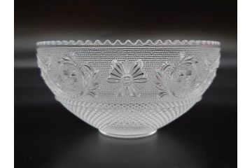 フランス　Baccarat　バカラ　エトナ(2011年・日本限定)　ARABESQUE SMALL BOWL(アラベスク スモール ボウル)　繊細なカッティングが煌めくタンブラー&ボウル(フルレッドクリスタルガラス、ロックグラス、コップ、グラス、小鉢、共箱付き)(R-079054)