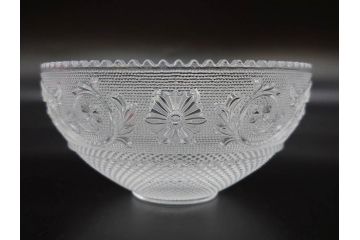 フランス　Baccarat　バカラ　エトナ(2011年・日本限定)　ARABESQUE SMALL BOWL(アラベスク スモール ボウル)　繊細なカッティングが煌めくタンブラー&ボウル(フルレッドクリスタルガラス、ロックグラス、コップ、グラス、小鉢、共箱付き)(R-079054)