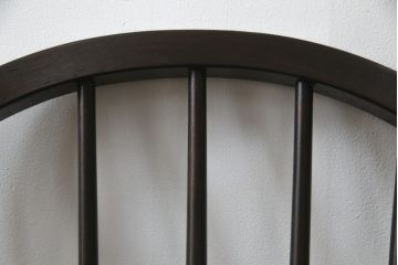 中古　松本民芸家具　美しいシルエットが目を引く#85リーチ型アームチェア(ダイニングチェア、板座チェア、椅子、イス)(R-079060)