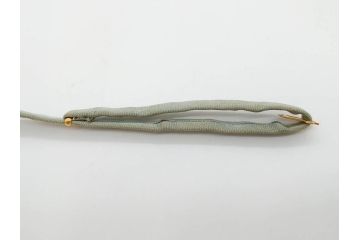 彫金　K18(18金)　さりげないデザインが上品な帯留め(ゴールド、真珠、パール、帯締め、着物道具、アクセサリー、和装小物、ケース付き)(R-079063)