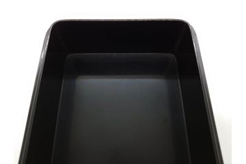 網代(あじろ)編み　彫金　扇面　和の空間を演出する煙草盆セット(朝顔、花、稲穂、トンボ、蜻蛉、植物、タバコ盆、たばこ盆、小物入れ、小箱、鳥取市水道改修記念)(R-079067)