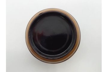 江戸〜明治期　艶やかな漆に金蒔絵が映えた美しい重香合(三段丸重、重箱、香道具、茶道具、木製、漆器、お重、草花)(R-079068)
