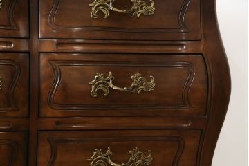 アメリカビンテージ　美品!!　アメリカ高級家具　ヘンレドン社(HENREDON)　ラグジュアリーなフレンチスタイルのチェスト(サイドボード、洋服タンス、収納箪笥、引き出し、ヴィンテージ、米国)(R-079075)
