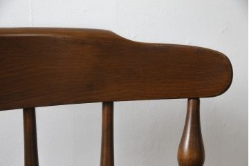 和製ビンテージ　飛騨家具　WINDS太平　ブナ材製のダイニングチェア(椅子、イス、板座チェア、ヴィンテージ)(R-079083)