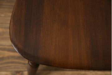 和製ビンテージ　飛騨家具　WINDS太平　ブナ材製のダイニングチェア(椅子、イス、板座チェア、ヴィンテージ)(R-079083)