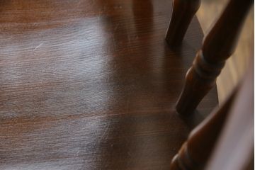 和製ビンテージ　飛騨家具　WINDS太平　ブナ材製のダイニングチェア(椅子、イス、板座チェア、ヴィンテージ)(R-079083)