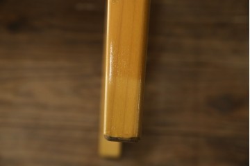 中古　美品!!　IDC大塚家具取り扱い　SPLENDOR(スプレンダー)　バーズアイメープル　洗練されたデザインが美しいダイニングチェア4脚セット　定価4脚で約23万円　(R-079089)