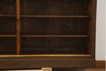 中古　美品　松本民芸家具　落ち着きのある和モダンデザインが魅力的なC型下駄箱(別注品)(収納棚、戸棚、サイドボード、キャビネット)(R-079100)