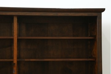 中古　美品　別注品　松本民芸家具　和モダンデザインのC型下駄箱　(R-079100)