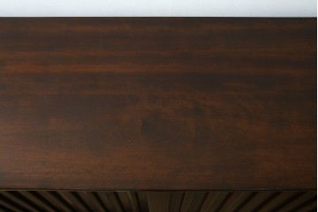中古　美品　別注品　松本民芸家具　和モダンデザインのC型下駄箱　(R-079100)