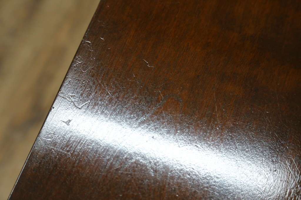 中古　美品　別注品　松本民芸家具　和モダンデザインのC型下駄箱　(R-079100)