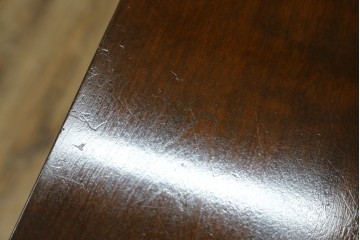 中古　美品　別注品　松本民芸家具　和モダンデザインのC型下駄箱　(R-079100)