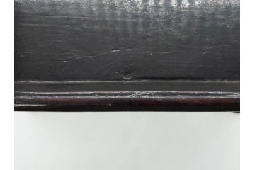 時代物　李朝　シンプルで使い勝手の良い角膳(お膳、木製、脚付き、朝鮮美術、飾り台、四角)(R-079106)