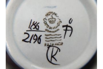 デンマーク　ROYAL COPENHAGEN(ロイヤルコペンハーゲン)　Tenera(テネラ)　FAJANCE(ファイアンス焼き)　温かみのあるデザインが魅力のボウル4点セット(花、フラワー、風景、深皿、小鉢、洋食器、北欧)(R-079107)