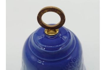 デンマーク　ROYAL COPENHAGEN(ロイヤルコペンハーゲン) Tenera(テネラ) / B&G(ビング オー グレンダール)　クリスマスベル　1983年・1984年・1986年・1999年　様々なデザインで目を楽しませてくれるベル5点セット(イヤーベル、鈴、鐘、陶器、オーナメント)(R-079109)