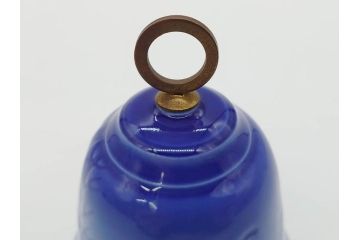 デンマーク　ROYAL COPENHAGEN(ロイヤルコペンハーゲン) Tenera(テネラ) / B&G(ビング オー グレンダール)　クリスマスベル　1983年・1984年・1986年・1999年　様々なデザインで目を楽しませてくれるベル5点セット(イヤーベル、鈴、鐘、陶器、オーナメント)(R-079109)