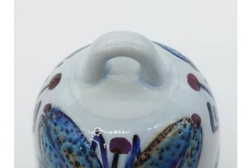 デンマーク　ROYAL COPENHAGEN(ロイヤルコペンハーゲン) Tenera(テネラ) / B&G(ビング オー グレンダール)　クリスマスベル　1983年・1984年・1986年・1999年　様々なデザインで目を楽しませてくれるベル5点セット(イヤーベル、鈴、鐘、陶器、オーナメント)(R-079109)