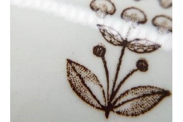 ARABIA FINLAND　Tapestry(タペストリー)　ブラウン　5/1152　落ち着いた雰囲気が魅力のプレート(大皿、陶器、北欧、洋食器、アラビア、フィンランド、北欧食器)(R-079110)