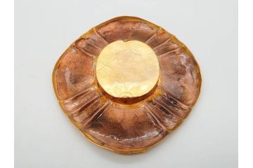 時代物　彫金　金工　緻密な毛彫りが美しい引手6点セット(引き手、鶴、ツル、鳥、花、植物、金具、ハンドル、取っ手、把手、藤原)(R-079114)