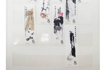 中国人民郵政　バラ　中国切手146枚(朱徳同志、全国科学大会、毛沢東主席、中華人民共和国成立30周年、鑑真大師、薔薇、バラ、ローズ、花、橋、切手帳)(R-079117)