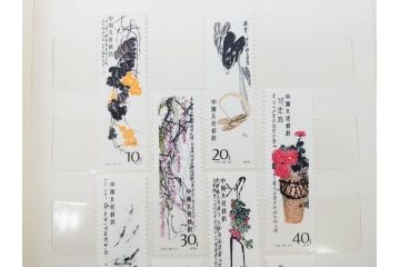 中国人民郵政　バラ　中国切手146枚(朱徳同志、全国科学大会、毛沢東主席、中華人民共和国成立30周年、鑑真大師、薔薇、バラ、ローズ、花、橋、切手帳)(R-079117)