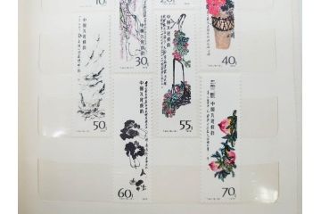 中国人民郵政　バラ　中国切手146枚(朱徳同志、全国科学大会、毛沢東主席、中華人民共和国成立30周年、鑑真大師、薔薇、バラ、ローズ、花、橋、切手帳)(R-079117)