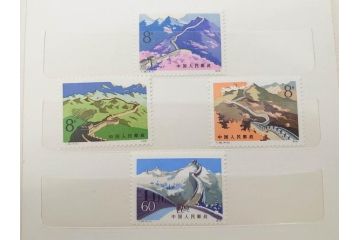 中国人民郵政　バラ　中国切手146枚(朱徳同志、全国科学大会、毛沢東主席、中華人民共和国成立30周年、鑑真大師、薔薇、バラ、ローズ、花、橋、切手帳)(R-079117)