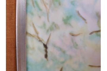 ノリタケ　NORITAKE　堂本印象　ふんわり優しい色彩が心を和ませる陶板画(プラーク、風景画、額装、陶器、サイン有り)(R-079119)