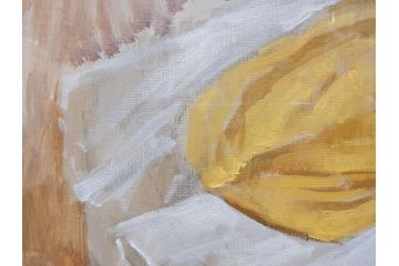 真作　吉野谷幸重　「踊り子」　F12(12号)　絵画(油絵、油彩、人物画、女性、バレリーナ、肉筆、サイン入り、額装)(R-079123)