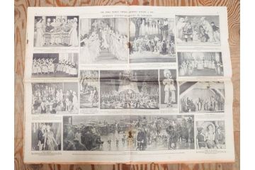 アンティーク　戦前　1936年　イギリス　THE TIMES WEEKLY EDITION　英字新聞46部(英国、広告、カラー、白黒、ディスプレイ、情報誌、ニュースペーパー、newspaper)(R-079125)　