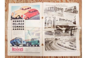 アンティーク　戦前　1936年　イギリス　THE TIMES WEEKLY EDITION　英字新聞46部(英国、広告、カラー、白黒、ディスプレイ、情報誌、ニュースペーパー、newspaper)(R-079125)　