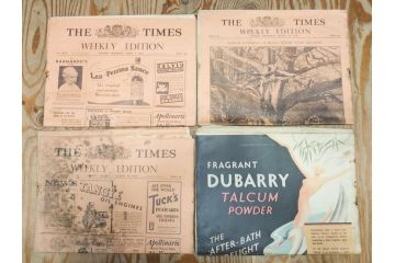 アンティーク　戦前　1936年　イギリス　THE TIMES WEEKLY EDITION　英字新聞46部(英国、広告、カラー、白黒、ディスプレイ、情報誌、ニュースペーパー、newspaper)(R-079125)　