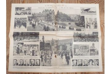 アンティーク　戦前　1936年　イギリス　THE TIMES WEEKLY EDITION　英字新聞46部(英国、広告、カラー、白黒、ディスプレイ、情報誌、ニュースペーパー、newspaper)(R-079125)　
