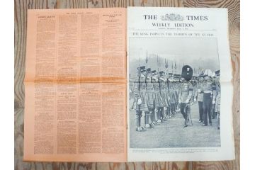 アンティーク　戦前　1936年　イギリス　THE TIMES WEEKLY EDITION　英字新聞46部(英国、広告、カラー、白黒、ディスプレイ、情報誌、ニュースペーパー、newspaper)(R-079125)　