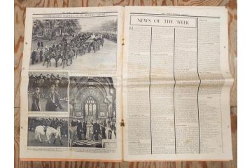 アンティーク　戦前　1936年　イギリス　THE TIMES WEEKLY EDITION　英字新聞46部(英国、広告、カラー、白黒、ディスプレイ、情報誌、ニュースペーパー、newspaper)(R-079125)　