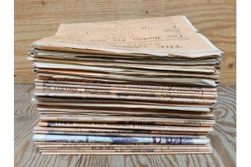アンティーク　戦前　1936年　イギリス　THE TIMES WEEKLY EDITION　英字新聞46部(英国、広告、カラー、白黒、ディスプレイ、情報誌、ニュースペーパー、newspaper)(R-079125)　