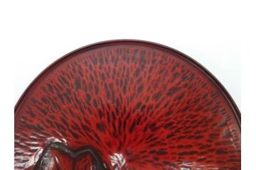鎌倉彫　彫刻　木製　漆器　和の雰囲気を演出する銘々盆9枚セット(博古堂?、梅、桜、銀杏、紅葉、花、共箱付き)(R-079136)