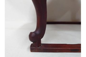 時代物　李朝　朝鮮　優美な脚のデザインが魅力の十二角膳(小盤、お膳、御膳、ソバン、木製、脚付き、お盆、朝鮮美術)(R-079140)