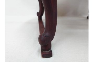 時代物　李朝　朝鮮　優美な脚のデザインが魅力の十二角膳(小盤、お膳、御膳、ソバン、木製、脚付き、お盆、朝鮮美術)(R-079140)