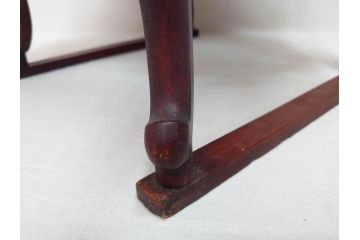時代物　李朝　朝鮮　優美な脚のデザインが魅力の十二角膳(小盤、お膳、御膳、ソバン、木製、脚付き、お盆、朝鮮美術)(R-079140)