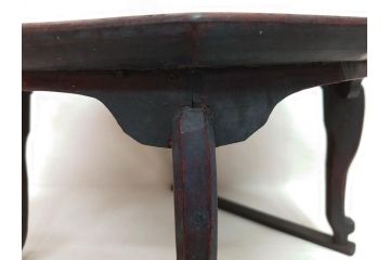 時代物　李朝　朝鮮　お部屋をレトロな雰囲気に演出する十二角膳(小盤、お膳、御膳、ソバン、木製、脚付き、お盆、朝鮮美術)(R-079141)